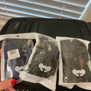 bow tie and suspenders boys set - 3 pack